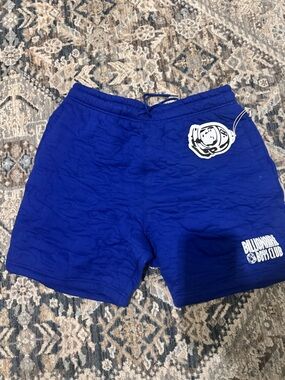 Billionaire Boys Club Cobalt Blue Logo Drawstring Shorts